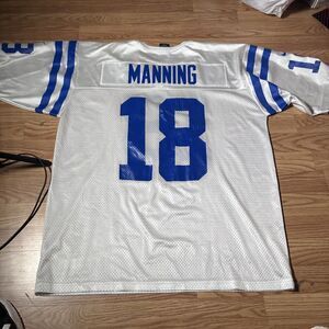 Nike Team Mens Jersey White XL Indianapolis Colts #18 Peyton Manning